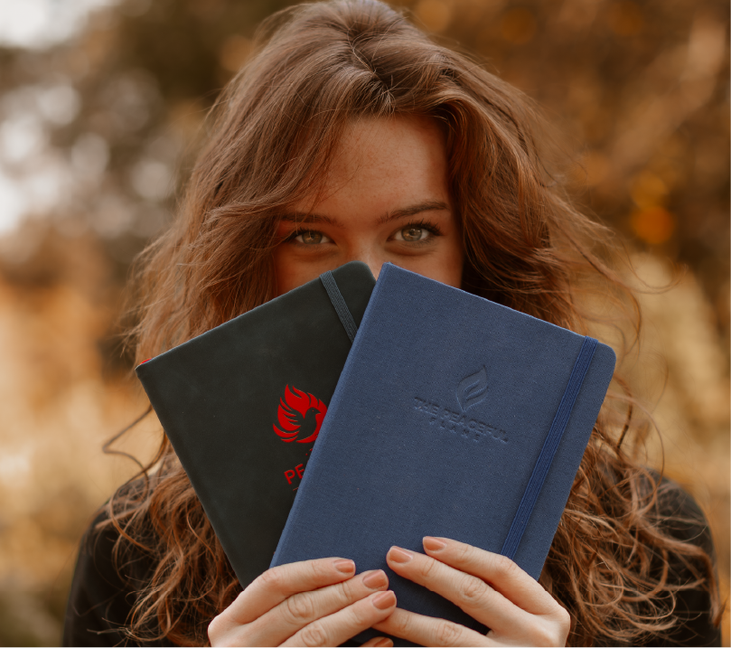 Navy and Red Journal Book 